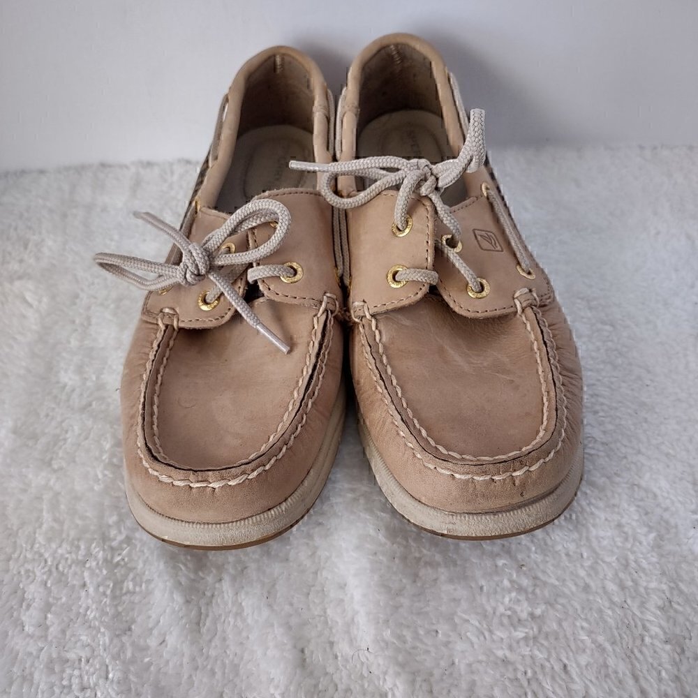 Sperry Top-Sider Leather Upper Boat Shoes Loafers With Zebra Print Size 6.5 M - Picture 1 of 16